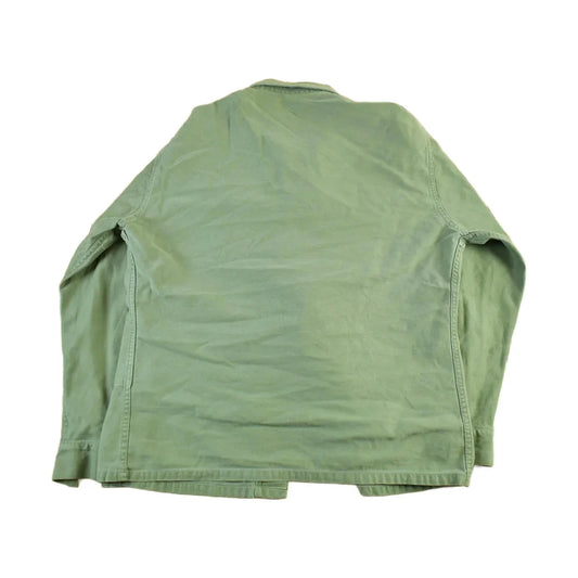 Vintage 1960s OG-107 Military Sateen Shirt Men's Large from propervintagecanada