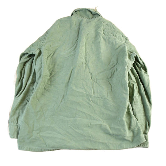 Vintage 1960s OG-107 Military Sateen Shirt Men's M-L from propervintagecanada