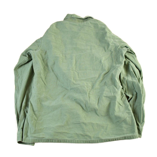Vintage 1960s OG-107 Military Sateen Shirt Men's M-L from propervintagecanada
