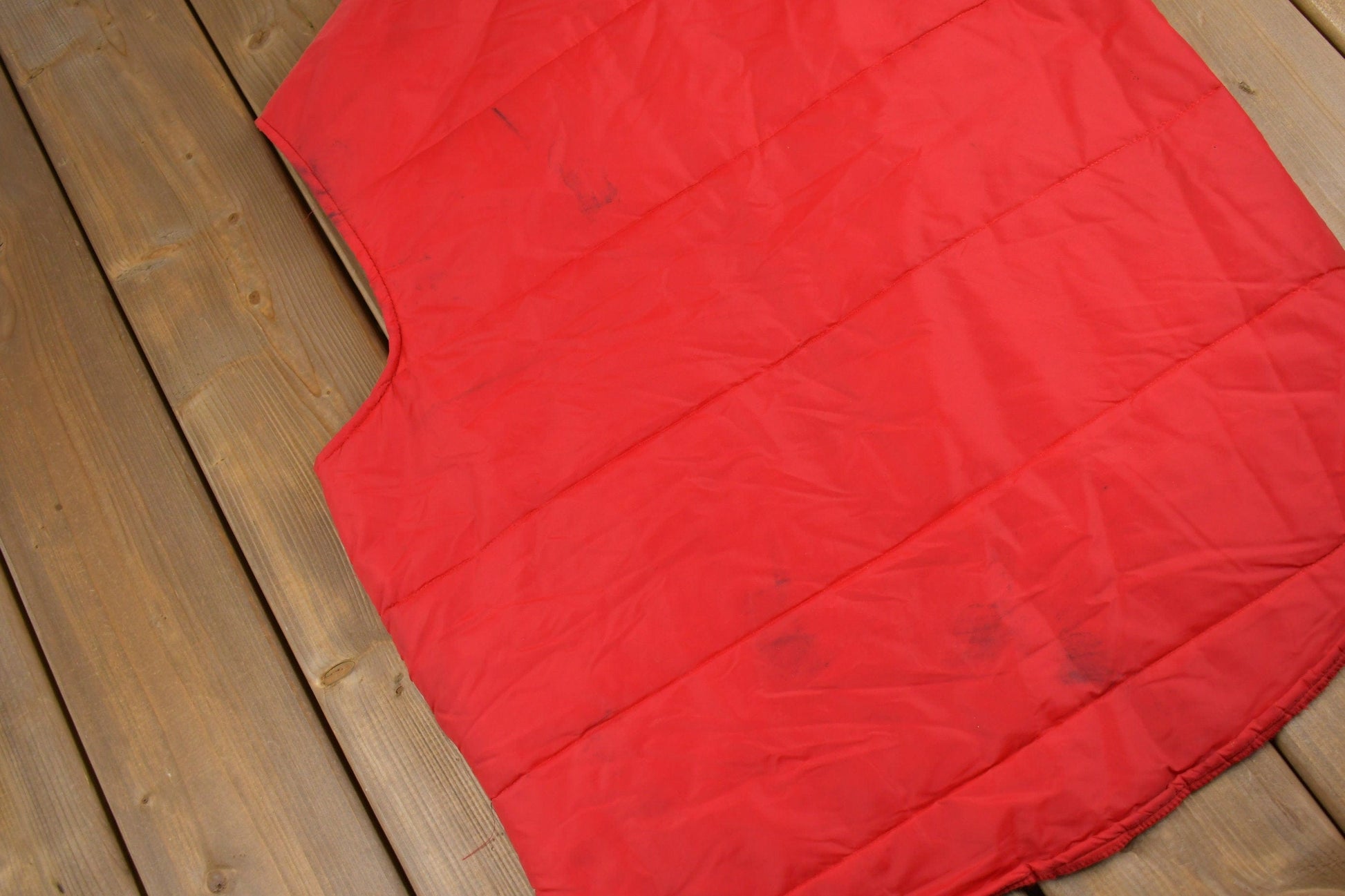 Vintage 1960s Ohio State University Champion Puffer Vest Men's Medium from propervintagecanada