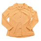Vintage 1960s Orange Gingham Full Button-Up Shirt Men's S from propervintagecanada
