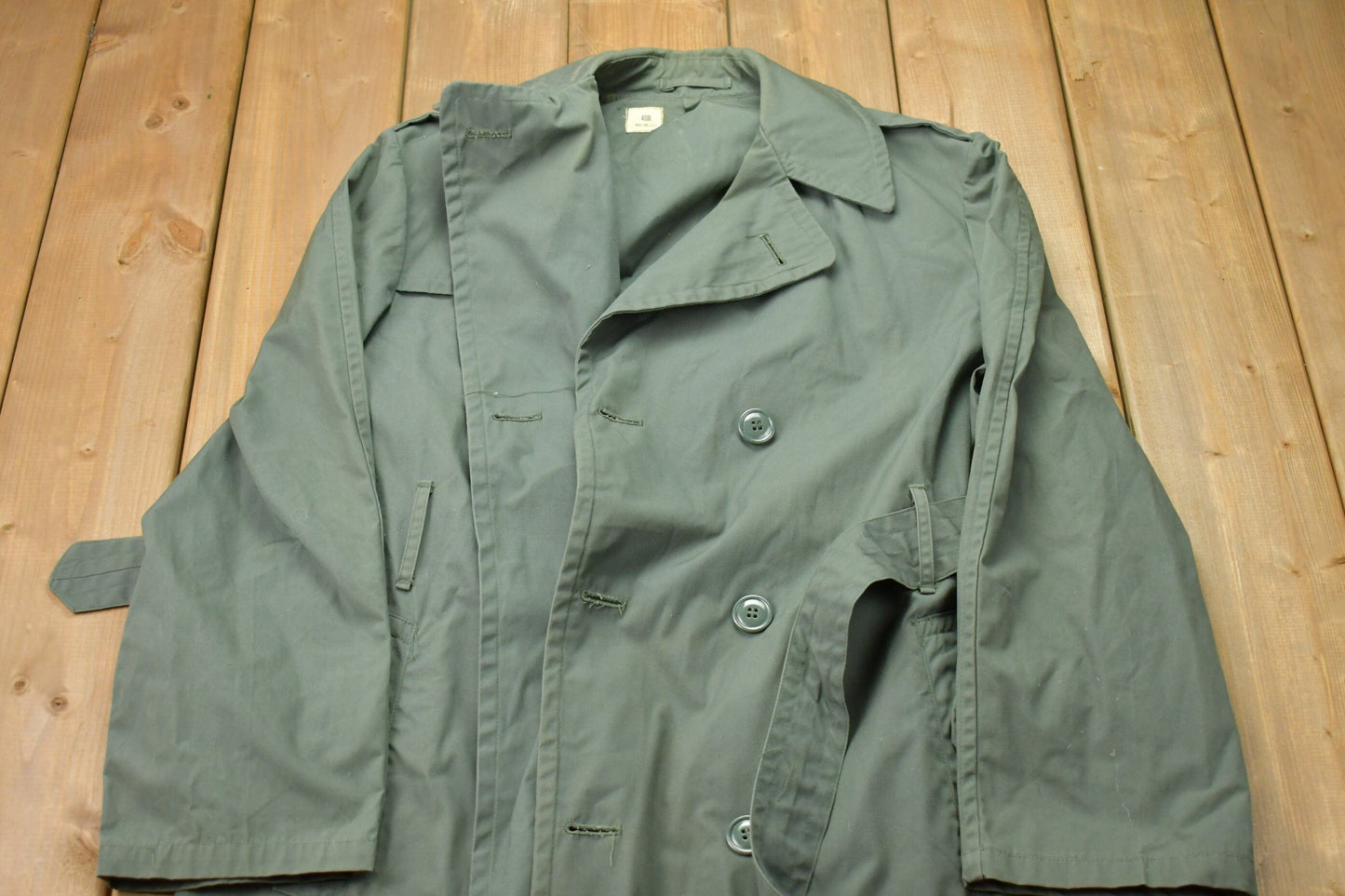 Vintage 1960s Overcoat Rain Jacket Men's Medium from propervintagecanada
