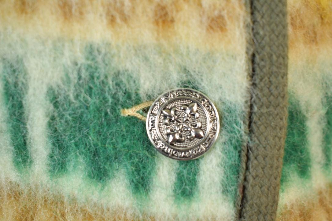 Vintage 1960s Patterned Mohair Cardigan Sweater from propervintagecanada