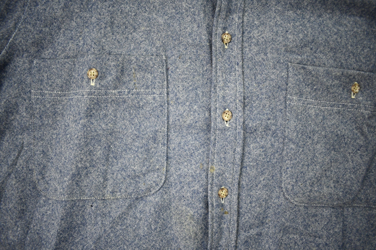 Vintage 1960s Pendleton Blank Button Up Shirt Men's Large from propervintagecanada