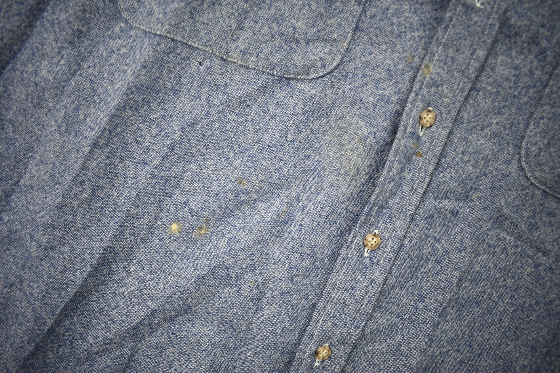 Vintage 1960s Pendleton Blank Button Up Shirt Men's Large from propervintagecanada