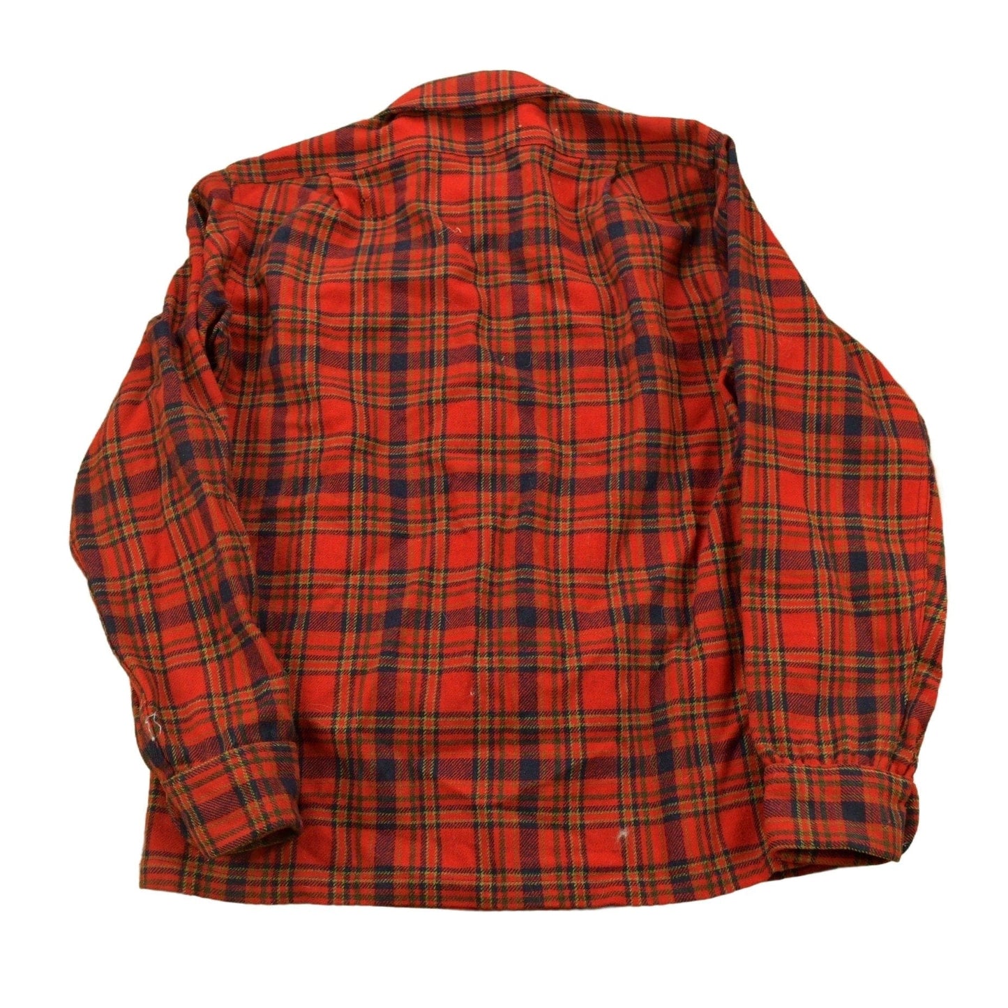 Vintage 1960s Pendleton Plaid Button Up Board Shirt Men's S from propervintagecanada