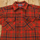 Vintage 1960s Pendleton Plaid Button Up Board Shirt Men's S from propervintagecanada