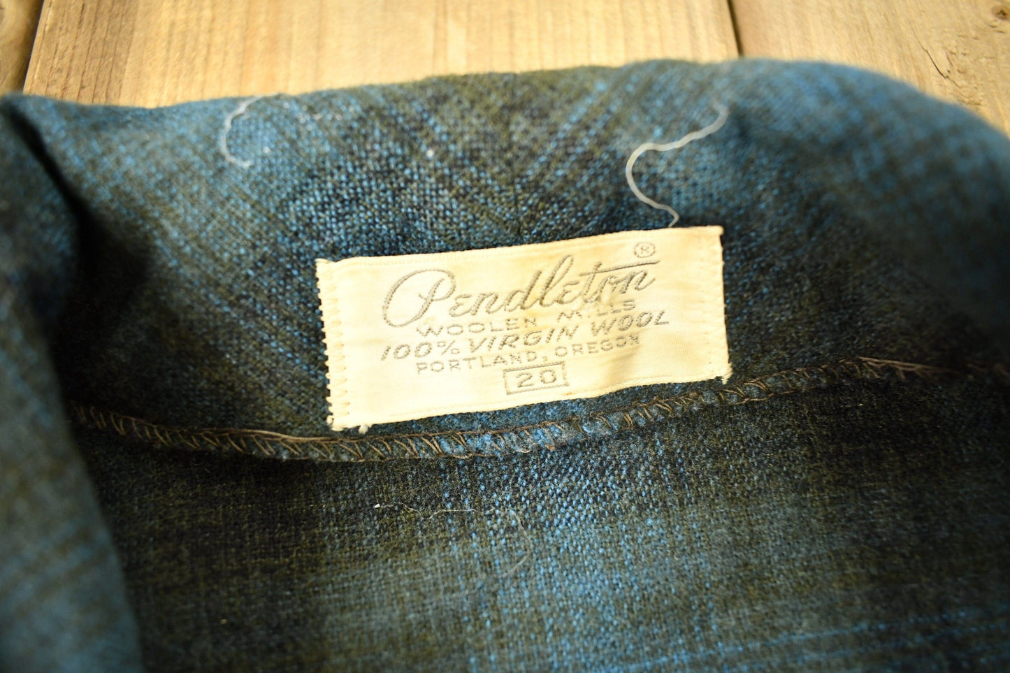 Vintage 1960s Pendleton Women's Plaid Button Up Shirt / 100% Virgin Wool / True Vintage / Outdoor / Casual Wear / Made In USA / Flannel from propervintagecanada
