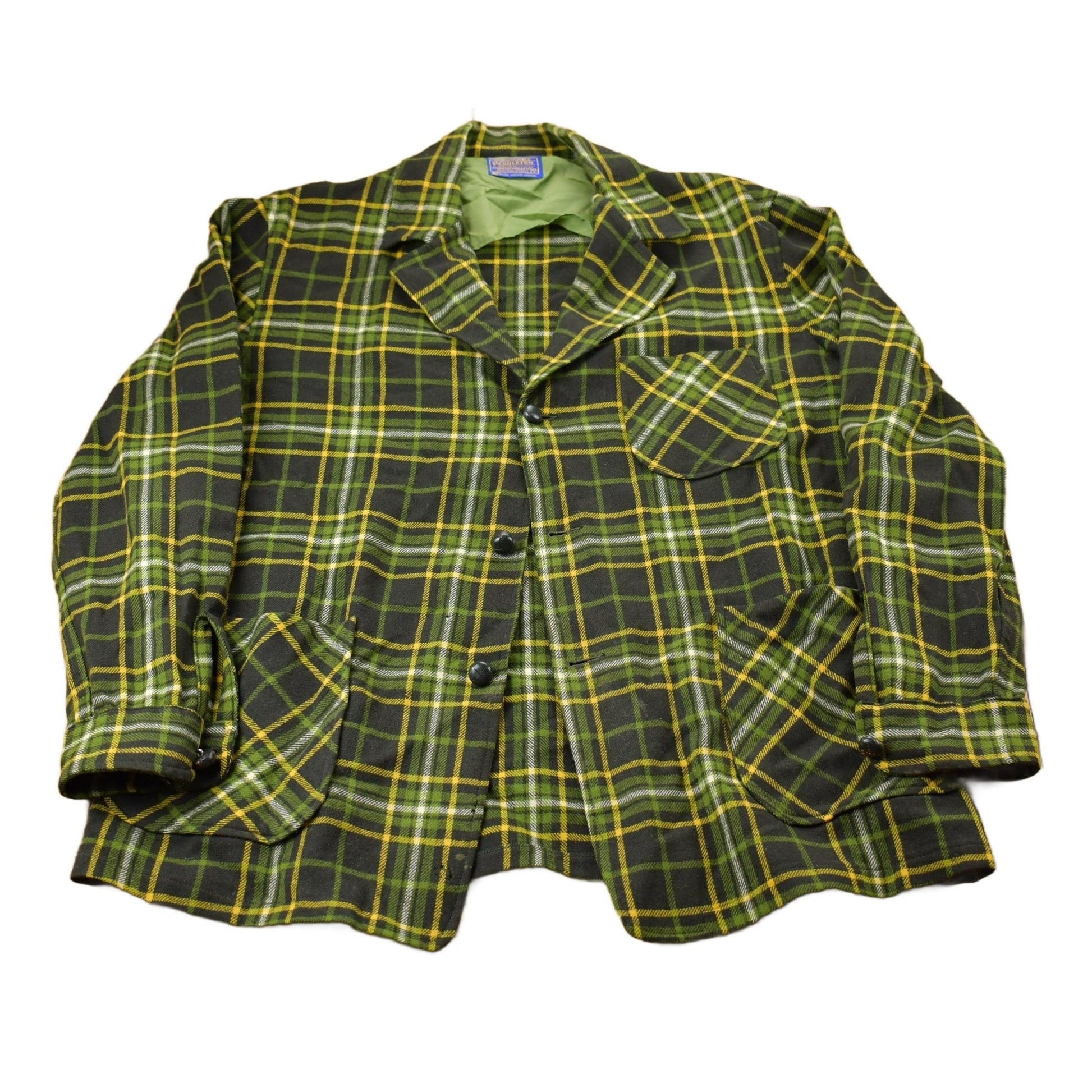 Vintage 1960s Pendleton Wool Blazer Men's Large from propervintagecanada