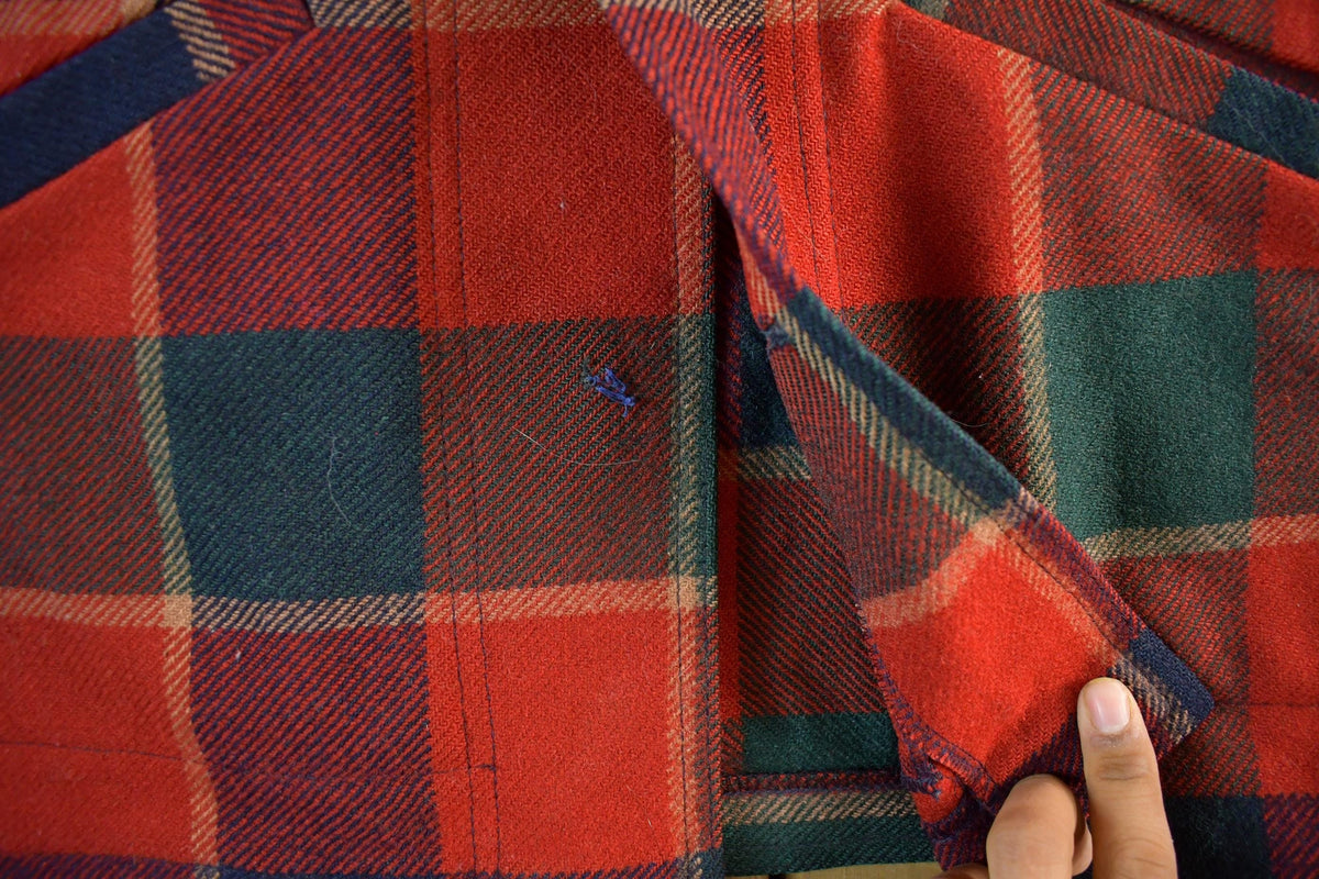 Vintage 1960s Pendleton Wool Flannel Shirt Jacket Men's Medium from propervintagecanada