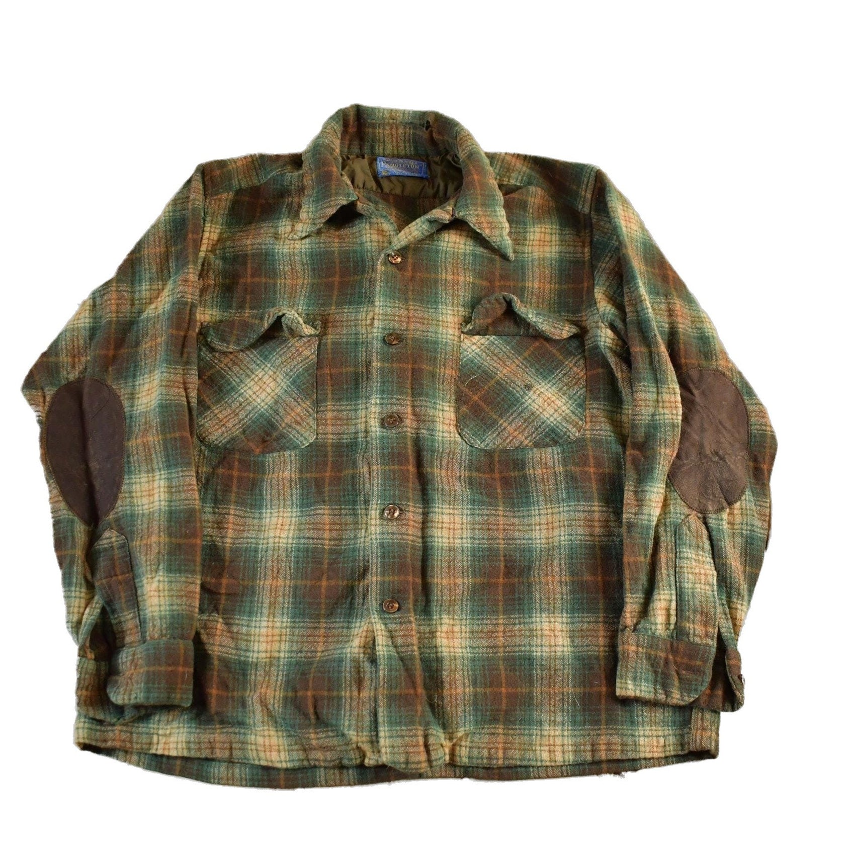 Vintage 1960s Pendleton Wool Flannel Shirt Men's S-M from propervintagecanada
