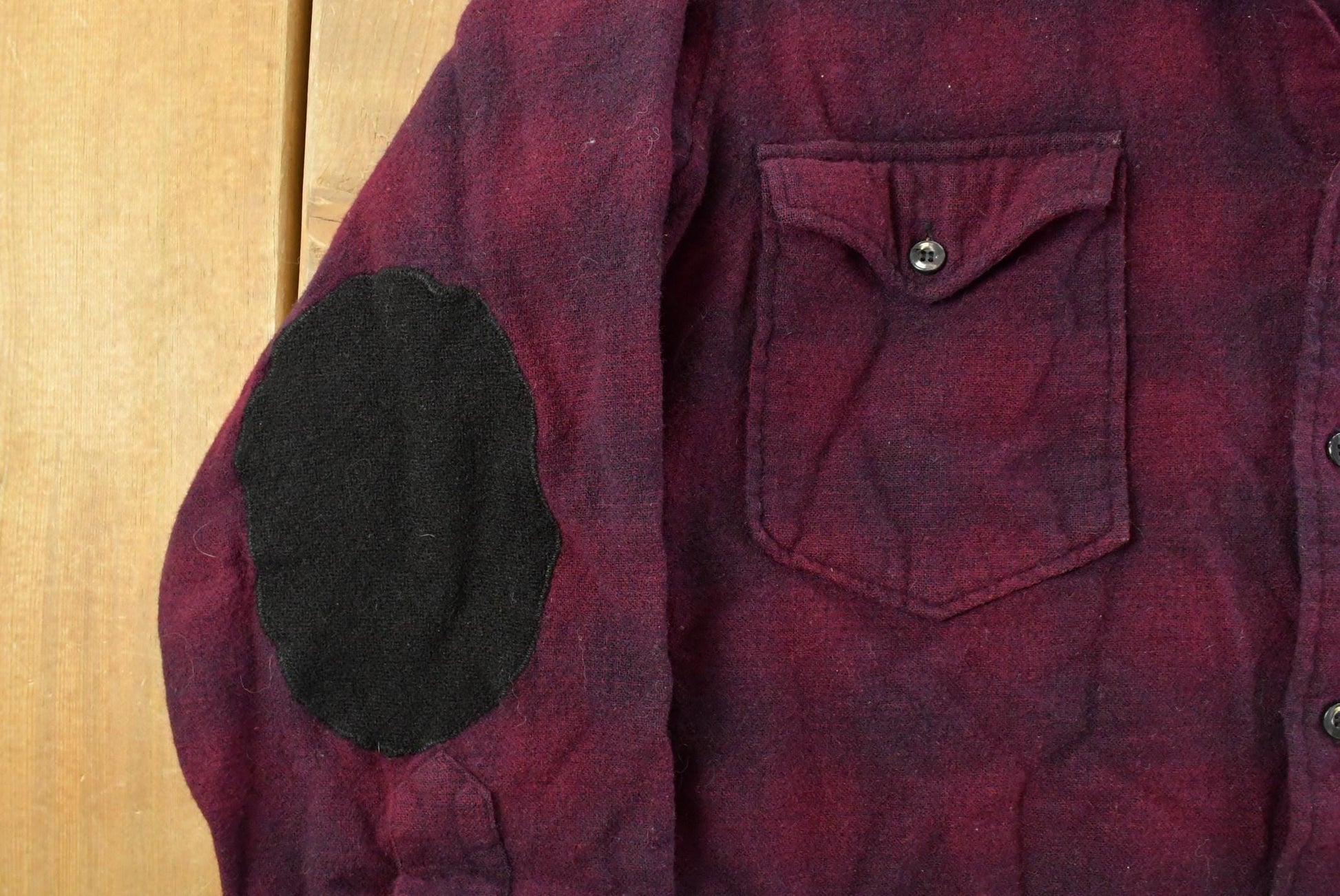 Vintage 1960s Pendleton Wool Flannel Trail Shirt Men's Large from propervintagecanada