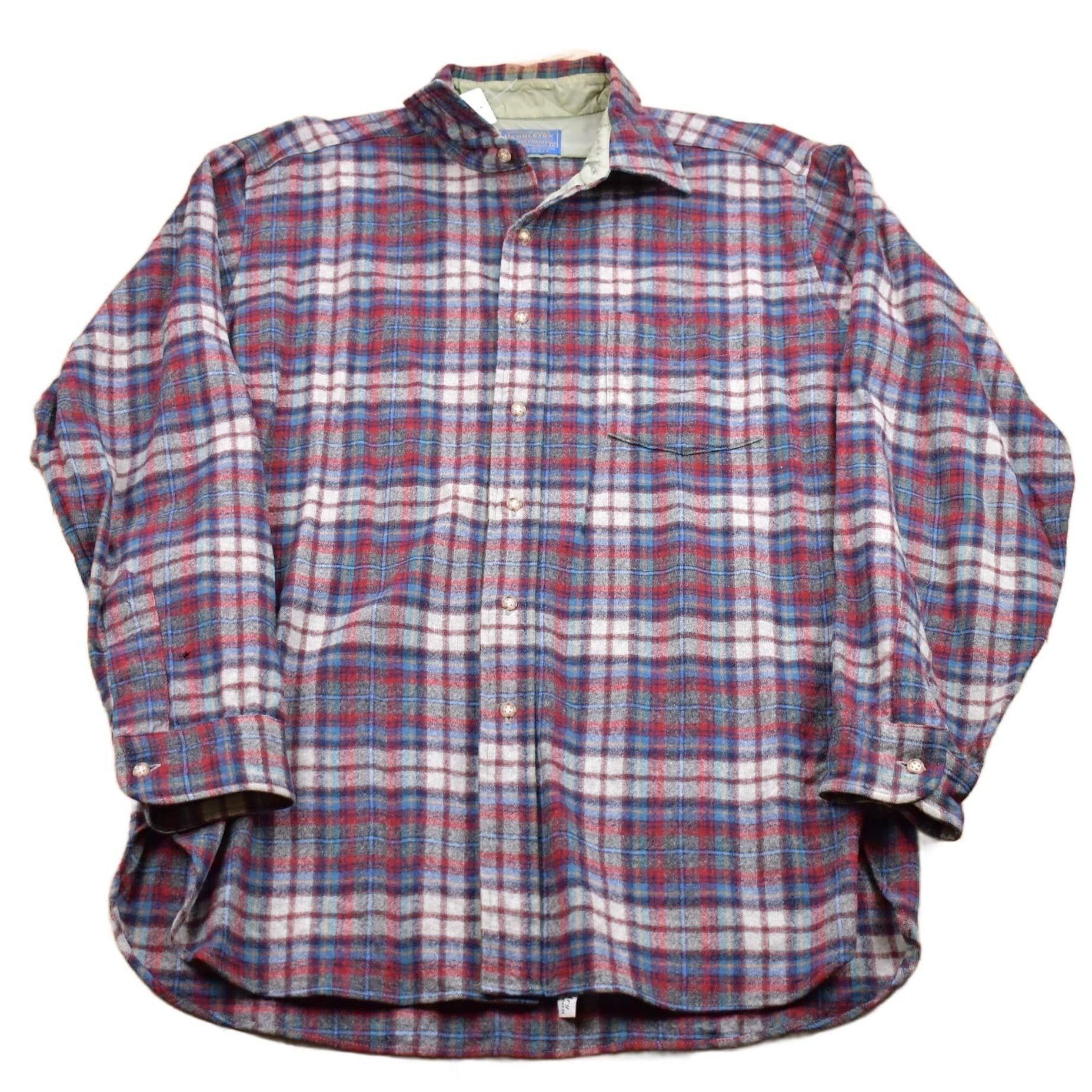 Vintage 1960s Pendleton Wool Vintage Button Up Shirt Men's Large from propervintagecanada
