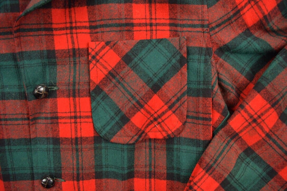 Vintage 1960s Pendleton Woolen Mills Vintage Button Up Blazer Shirt Men's Medium from propervintagecanada