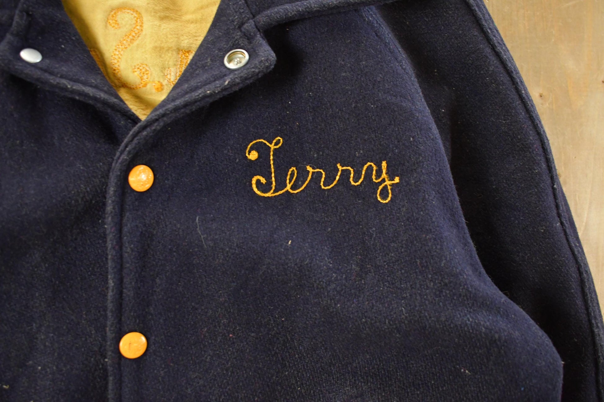 Vintage 1960s Penna School For The Deaf Wool Varsity Jacket Men's S from propervintagecanada