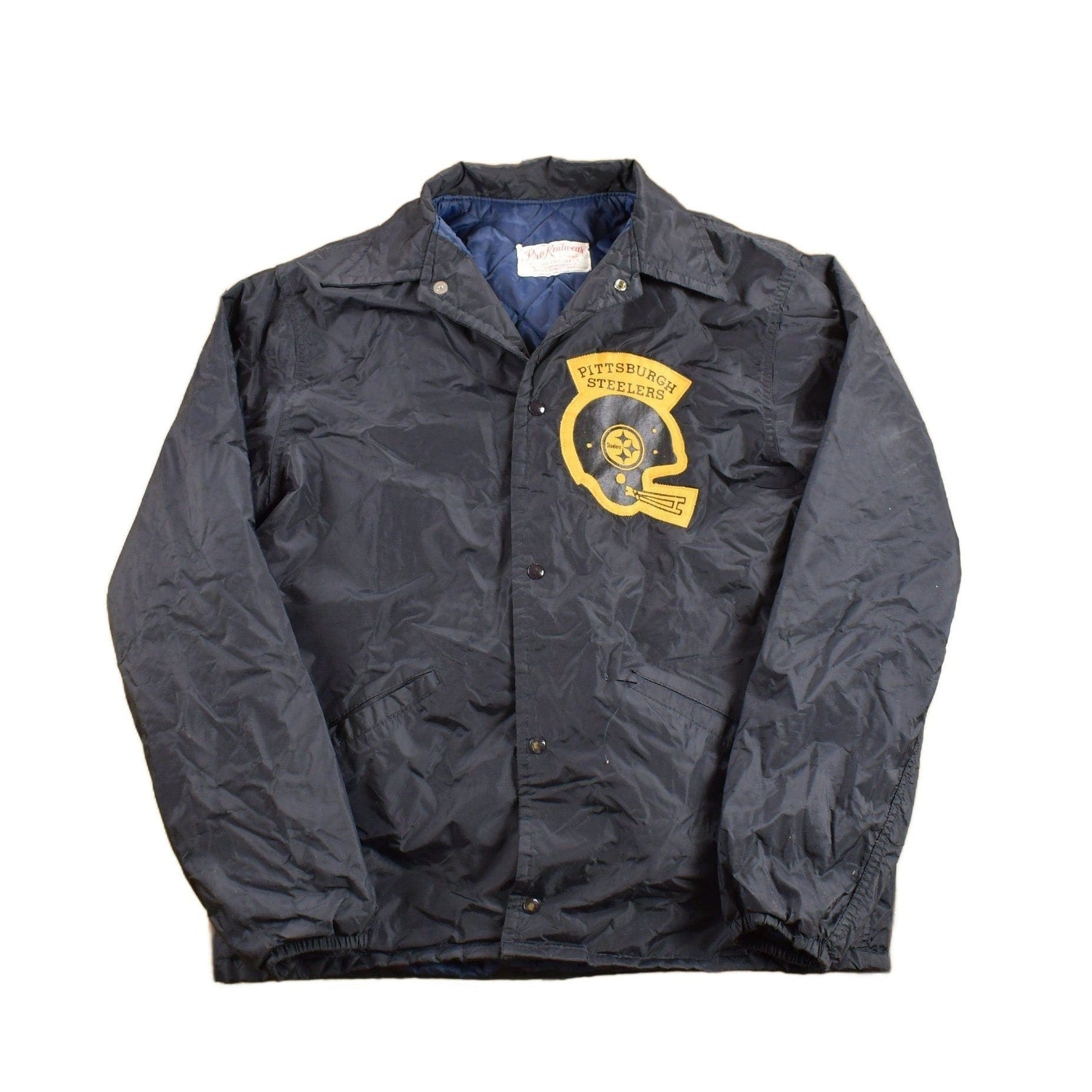 Vintage 1960s Pittsburgh Steelers NFL Button Up Jacket Men's Medium from propervintagecanada