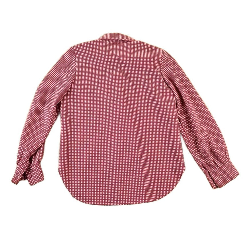 Vintage 1960s Plaid Button Up Shirt Men's Medium from propervintagecanada