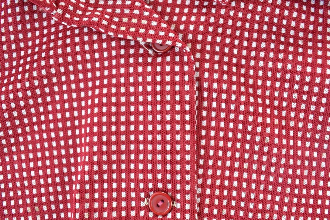 Vintage 1960s Plaid Button Up Shirt / Vintage Flannel / 60's Plaid Button Up / Cowboy Shirt / Preppy Button Up from propervintagecanada