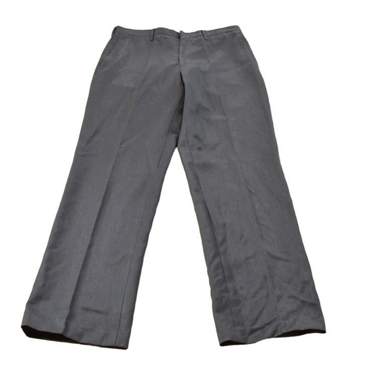 Vintage 1960s Pleated Pinstripe Trousers Men's 31 x 31 from propervintagecanada
