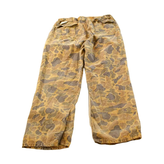 Vintage 1960s Saftbak Duck Camo Hunting Pants Men's 32 x 27 from propervintagecanada
