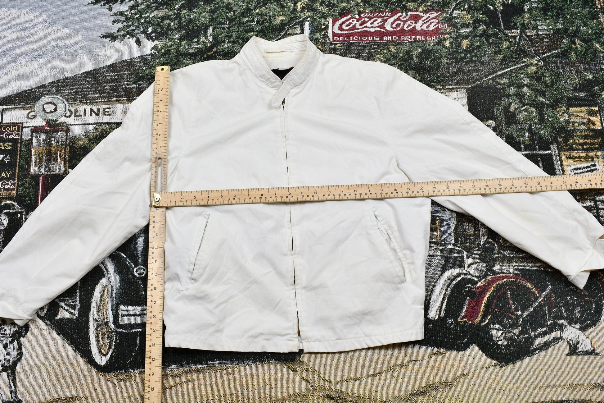 Vintage 1960s Sears Oakbrook Sportswear Full Zip Sailing Jacket Men's Medium from propervintagecanada