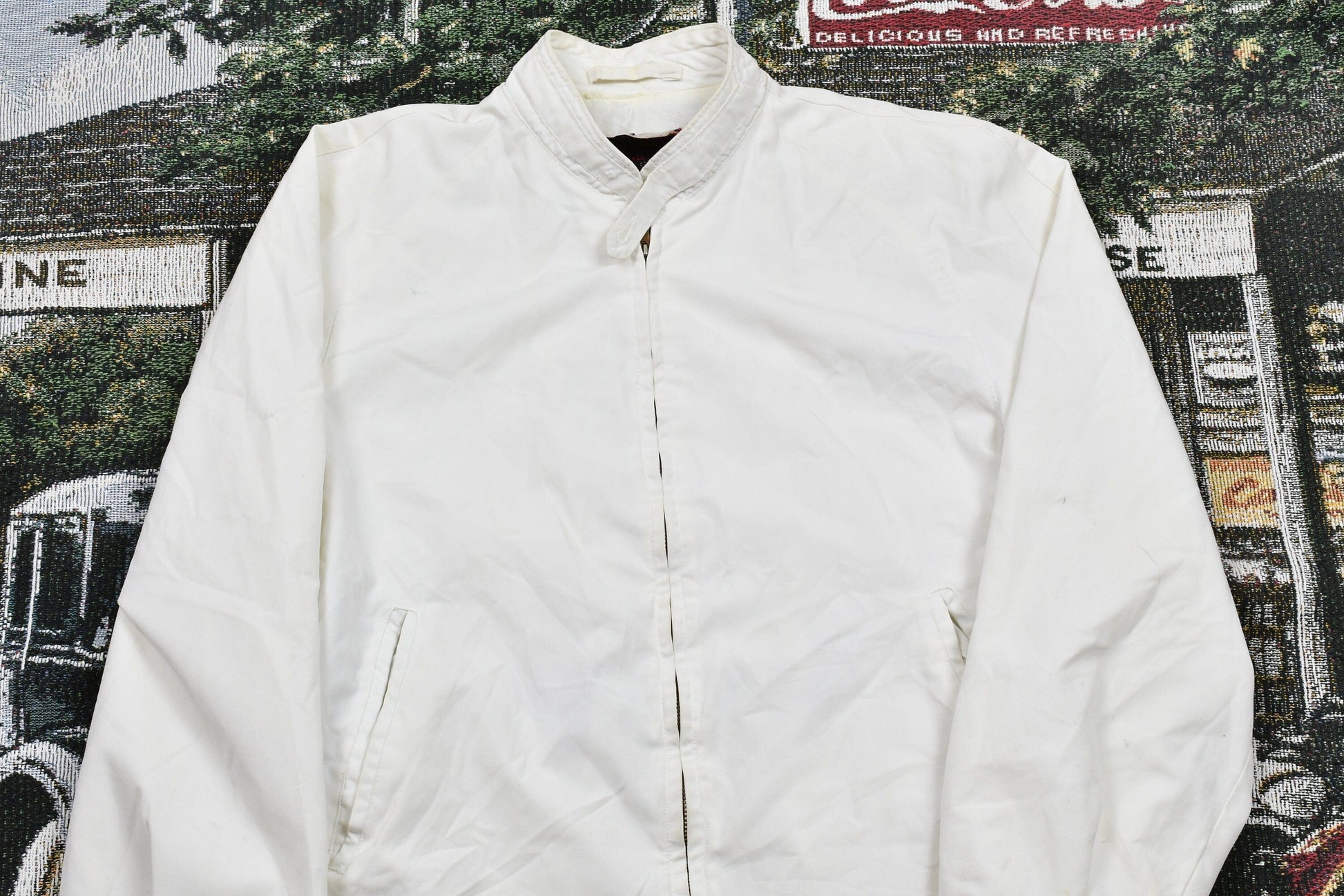 Vintage 1960s Sears Oakbrook Sportswear Full Zip Sailing Jacket Men's Medium from propervintagecanada