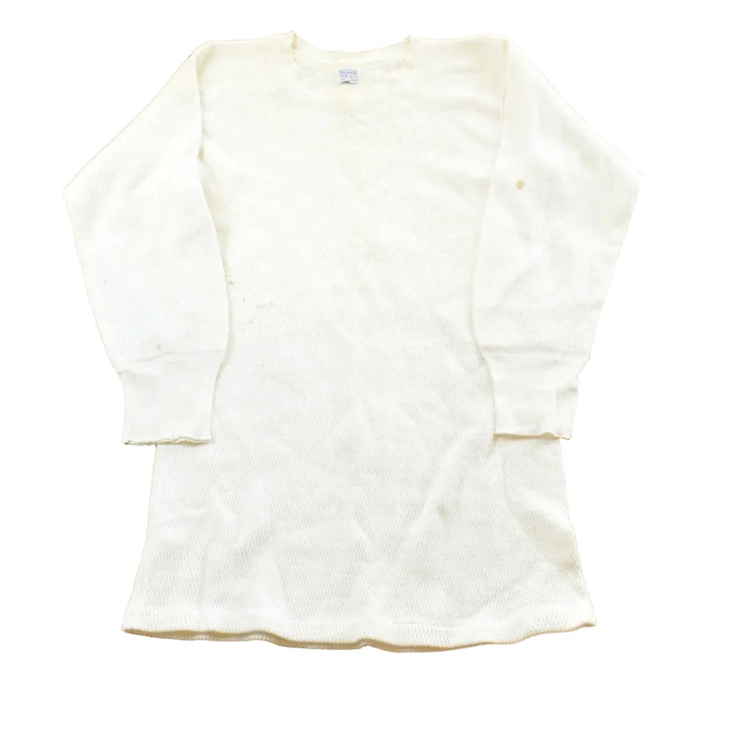 Vintage 1960s Sears Thermal Undershirt Mens S from propervintagecanada