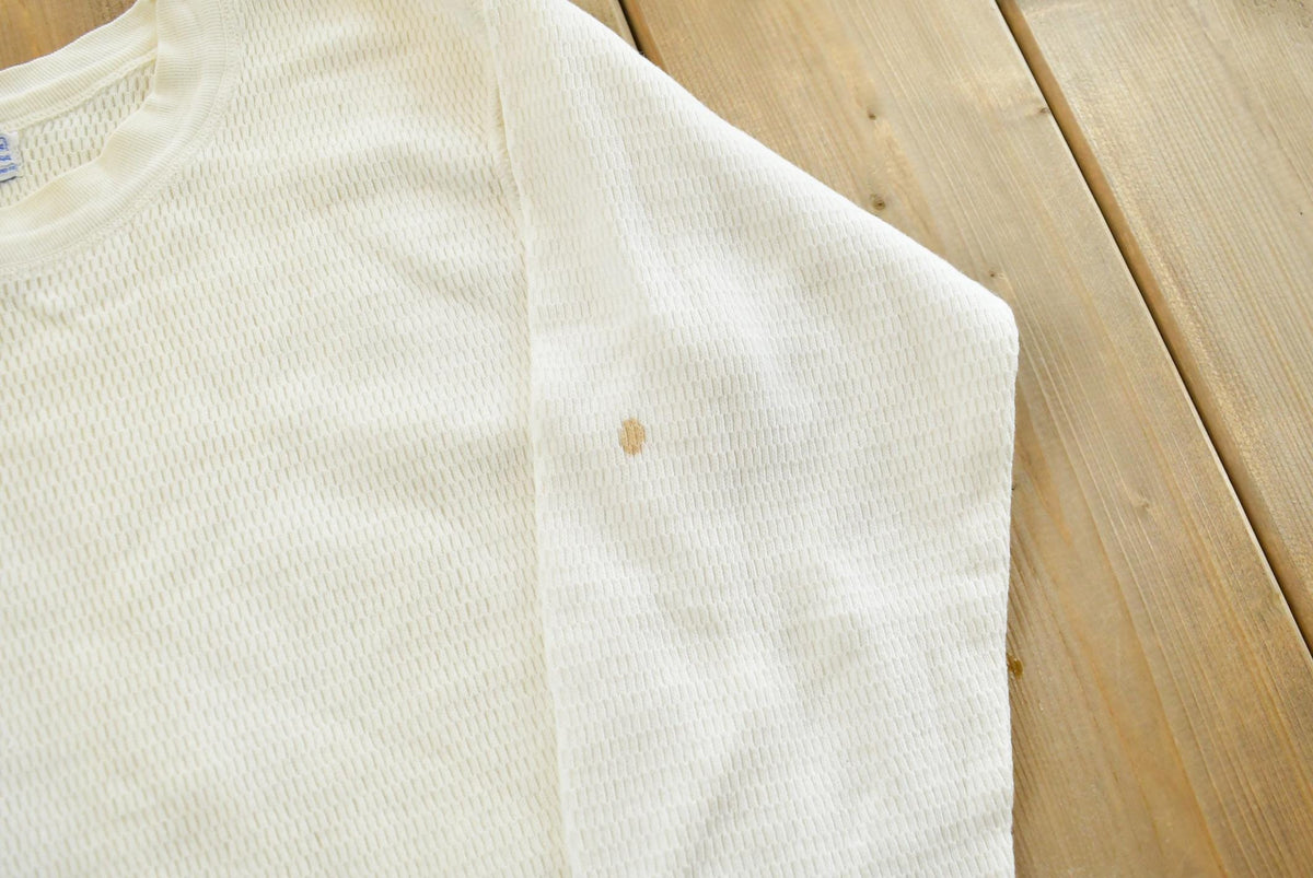 Vintage 1960s Sears Thermal Undershirt Mens S from propervintagecanada
