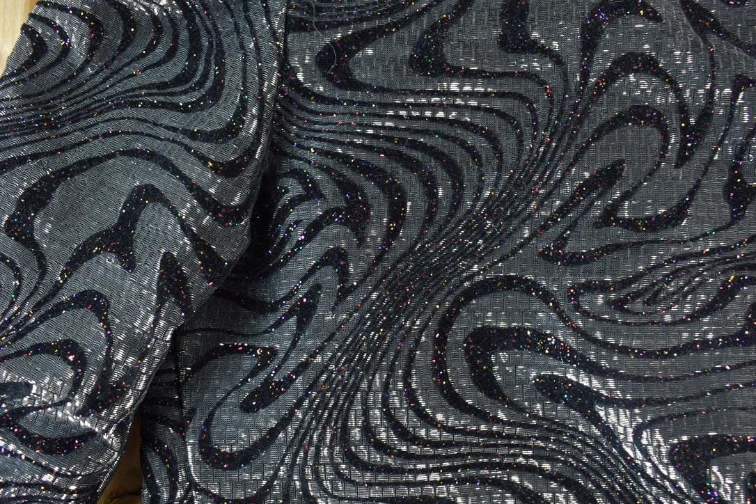 Vintage 1960s Sequin Fancy Button Up Shirt Men's Small from propervintagecanada