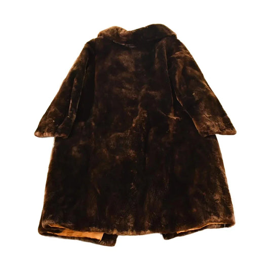Vintage 1960s Sidney Lambert Mouton Fur Coat Women's Large from propervintagecanada