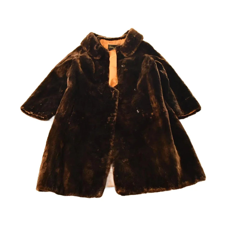 Vintage 1960s Sidney Lambert Mouton Fur Coat Women's Large from propervintagecanada