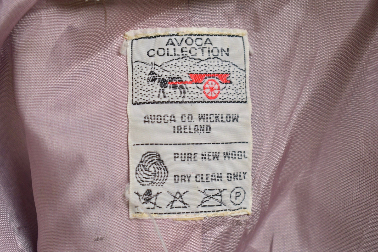 Vintage 1960s Simon Pearce Striped Wool Jacket Button Up Men's Small from propervintagecanada