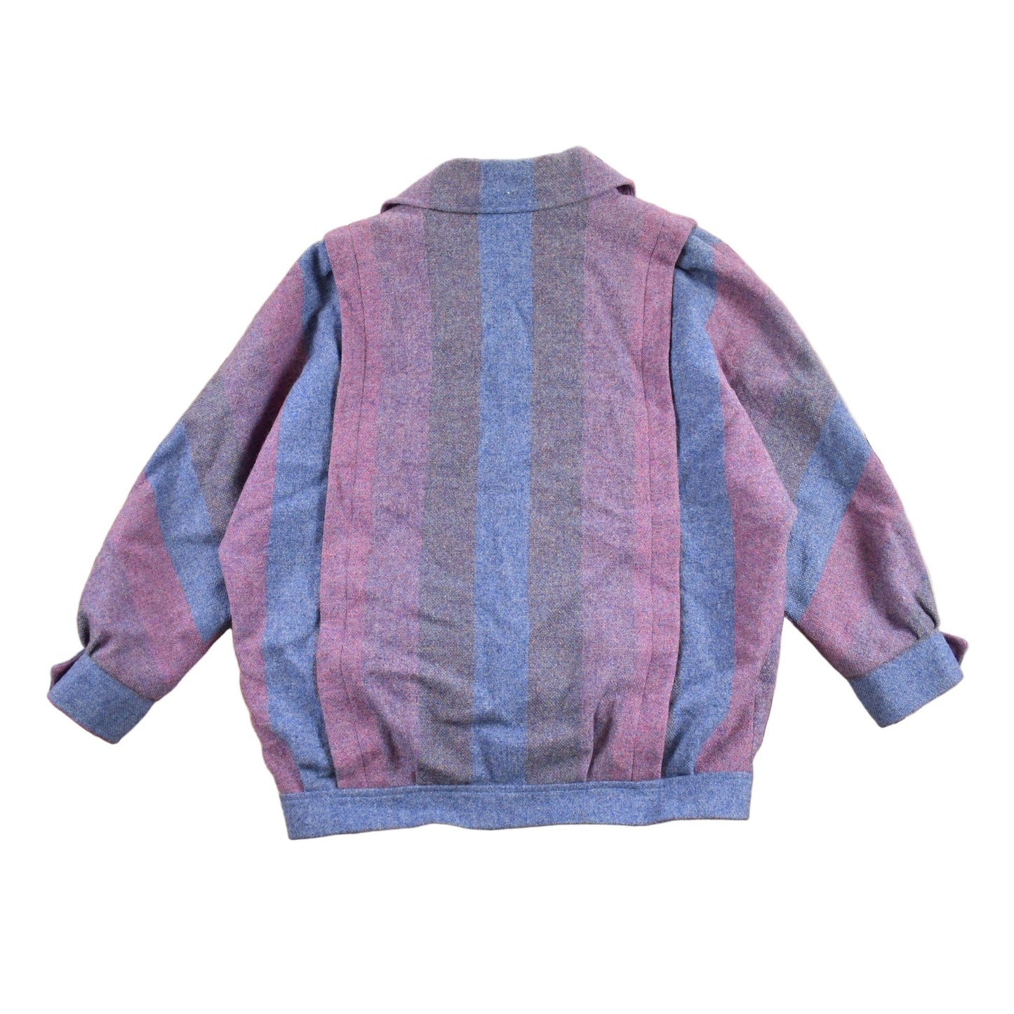 Vintage 1960s Simon Pearce Striped Wool Jacket Button Up Men's Small from propervintagecanada