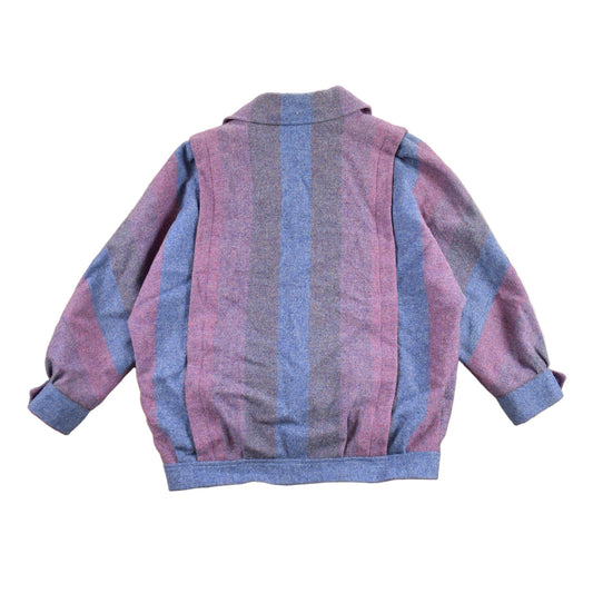 Vintage 1960s Simon Pearce Striped Wool Jacket Button Up Men's Small from propervintagecanada