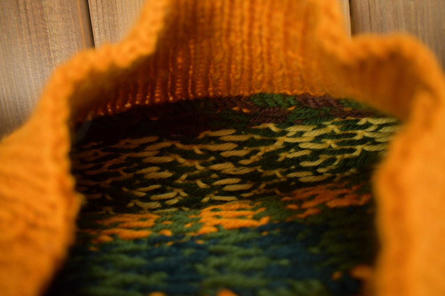 Vintage 1960s Southwestern Knit Turtleneck Sweater Men's Medium from propervintagecanada