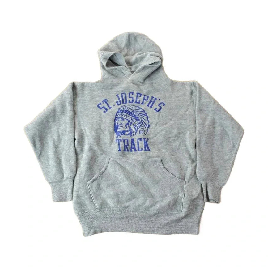 Vintage 1960s St Joseph's Track Double Faced Hoodie from propervintagecanada