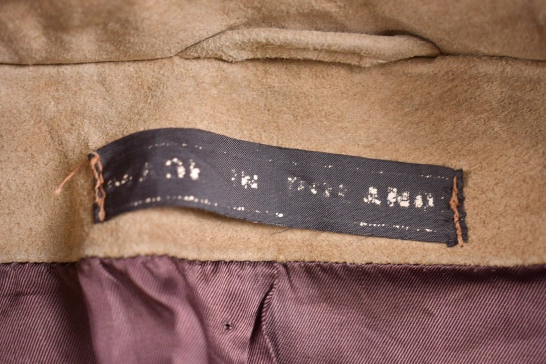 Vintage 1960s Suede Leather Long Coat Men's Small from propervintagecanada