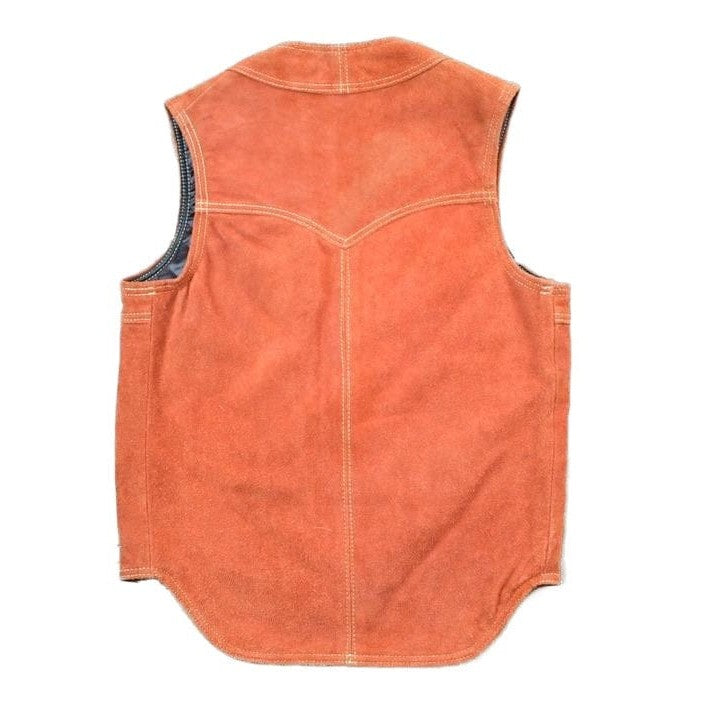 Vintage 1960s Suede Leather Womens Vest from propervintagecanada