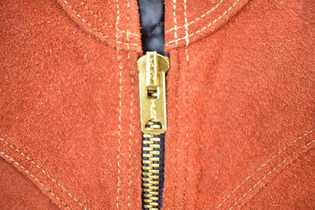 Vintage 1960s Suede Leather Womens Vest from propervintagecanada