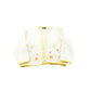 Vintage 1960s Susan Clark Knit Acrylic Flower Cardigan Sweater Women's M from propervintagecanada