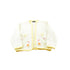 Vintage 1960s Susan Clark Knit Acrylic Flower Cardigan Sweater Women&