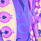 Vintage 1960s Swinging London mock turtleneck Abstract Pattern Tunic Dress Women's S from propervintagecanada