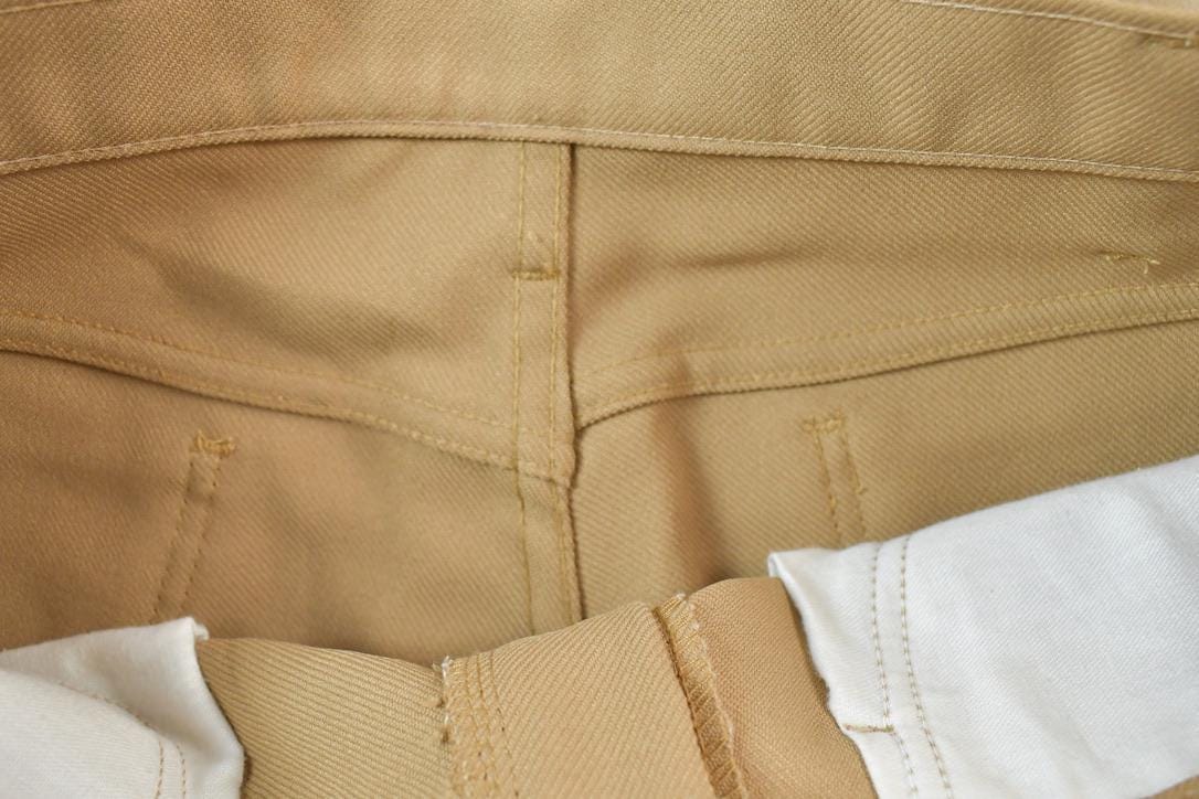 Vintage 1960s Tan Levis Gold Tab Pants Men's 34 x 30 from propervintagecanada