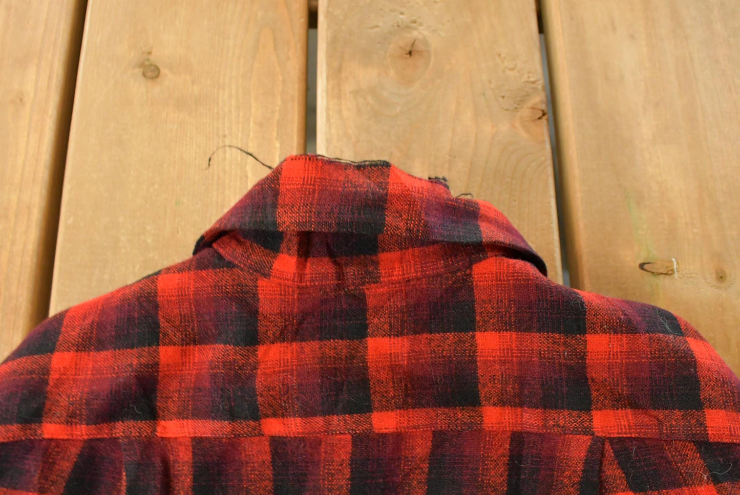Vintage 1960s Thrashed Pendleton Wool Flannel Shirt Men's M from propervintagecanada