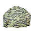 Vintage 1960s Tigercamo Stripe Military Camouflage Button Up Jacket Men&