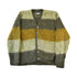 Vintage 1960s Towncraft Mohair Wool Grunge Knit Cardigan Sweater Adult Large Men&