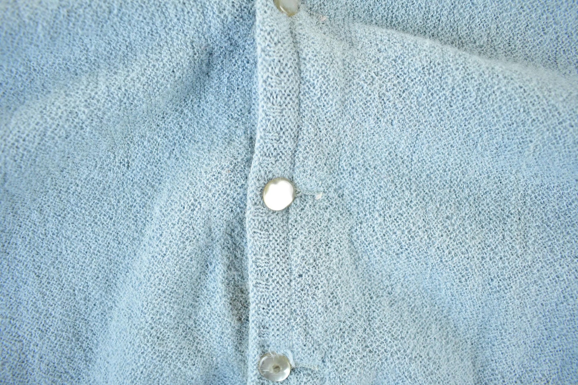 Vintage 1960s Towne & Knit Alpaca Wool Knit Cardigan Sweater Men's Large from propervintagecanada