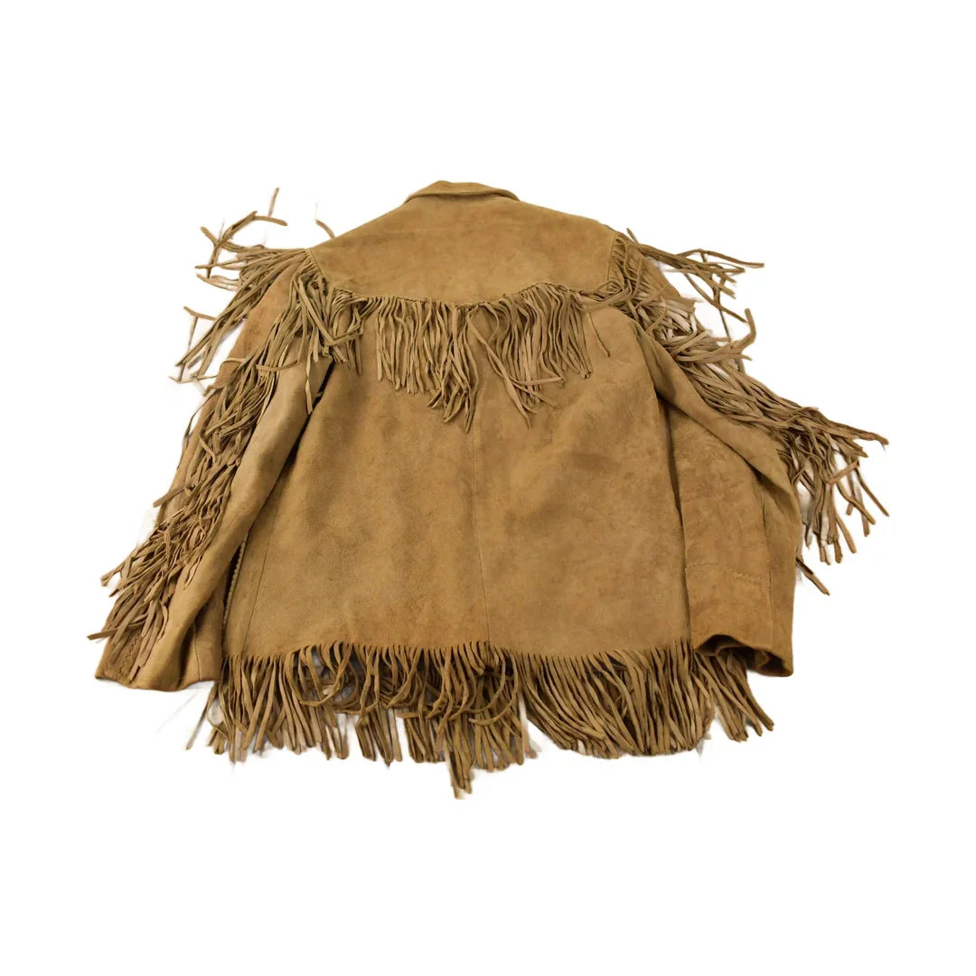 Vintage 1960s Trego's Westwear Fringe Leather Jacket from propervintagecanada