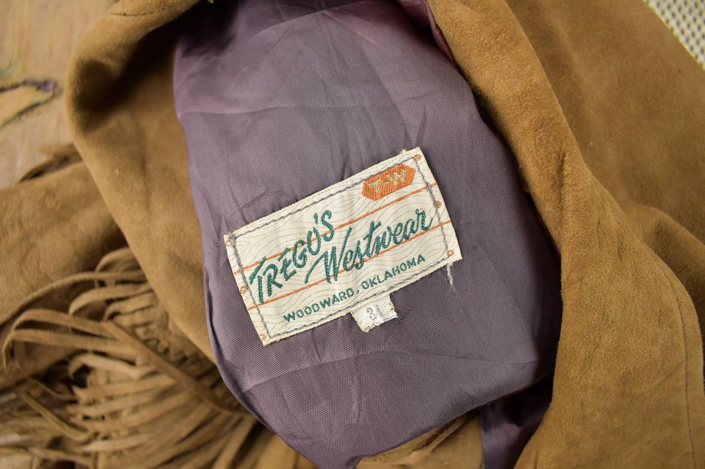Vintage 1960s Trego's Westwear Fringe Leather Jacket from propervintagecanada