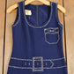 Vintage 1960s Tromp L'oeil Mr Mort Dress from propervintagecanada